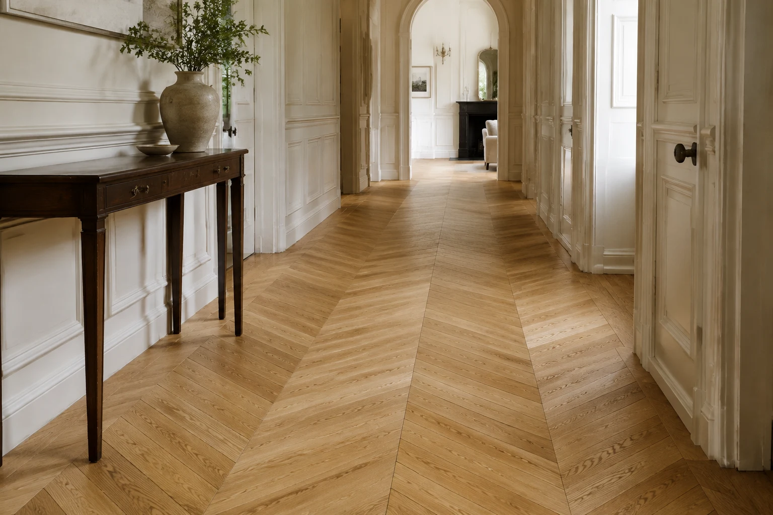 Chevron Wood Flooring